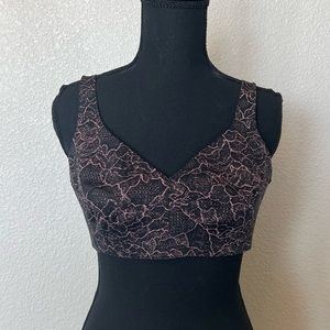 Lululemon Thick-strap Bra. Clasps in back. Size 34D
